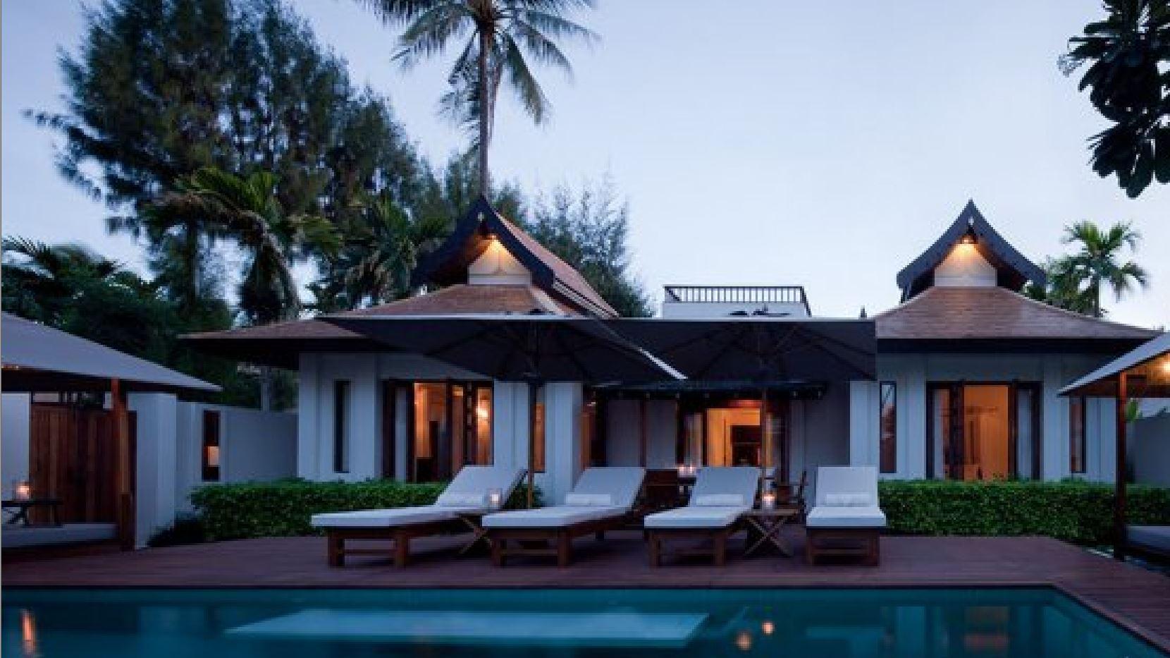 Sala Samui Choengmon Beach Resort Choeng Mon Exterior photo A pool villa at The Sarojin