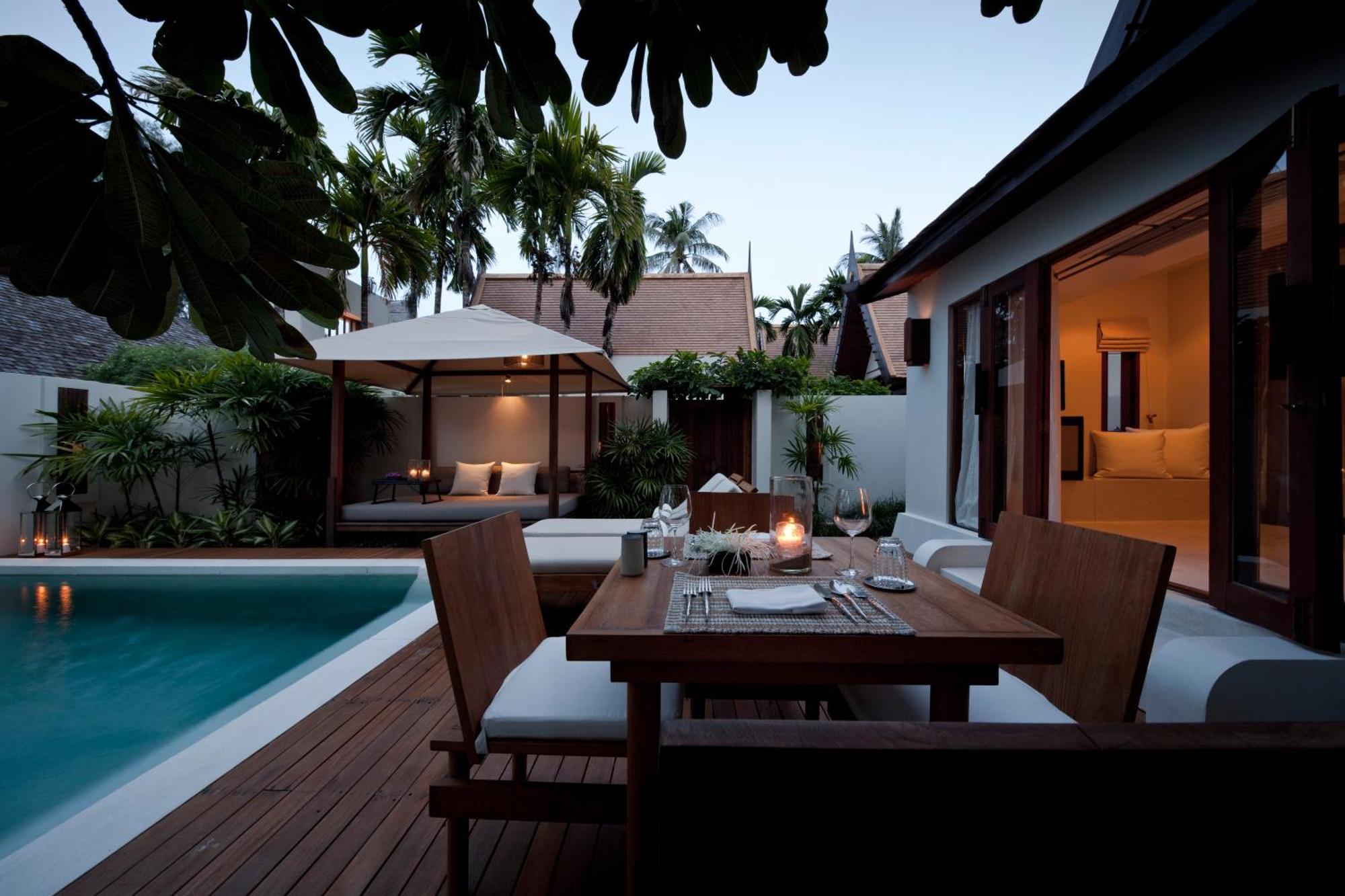 Sala Samui Choengmon Beach Resort Choeng Mon Exterior photo A pool villa at The Sarojin